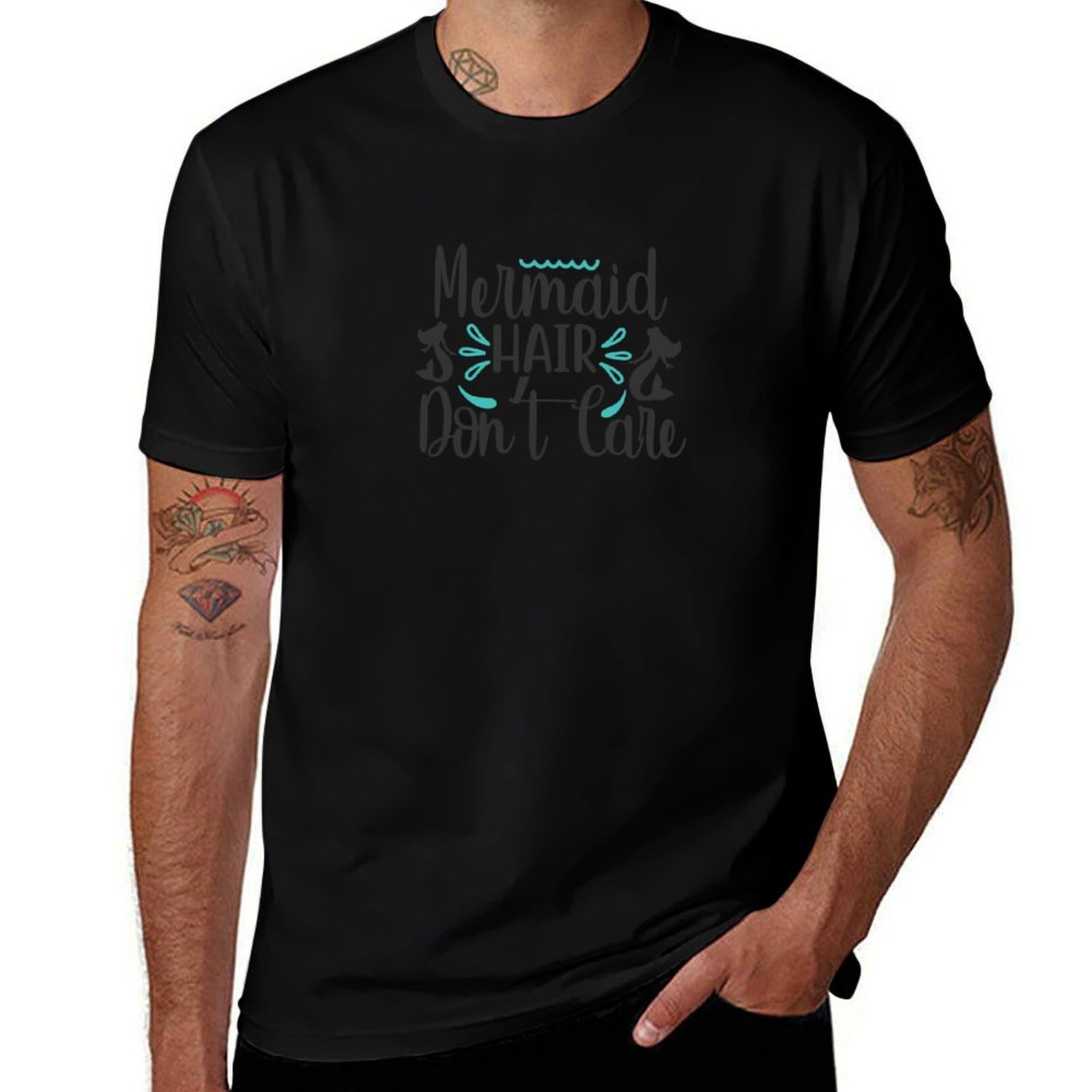Hair Care Works - Mermaid Hair, Don't Care T-Shirt Labor
