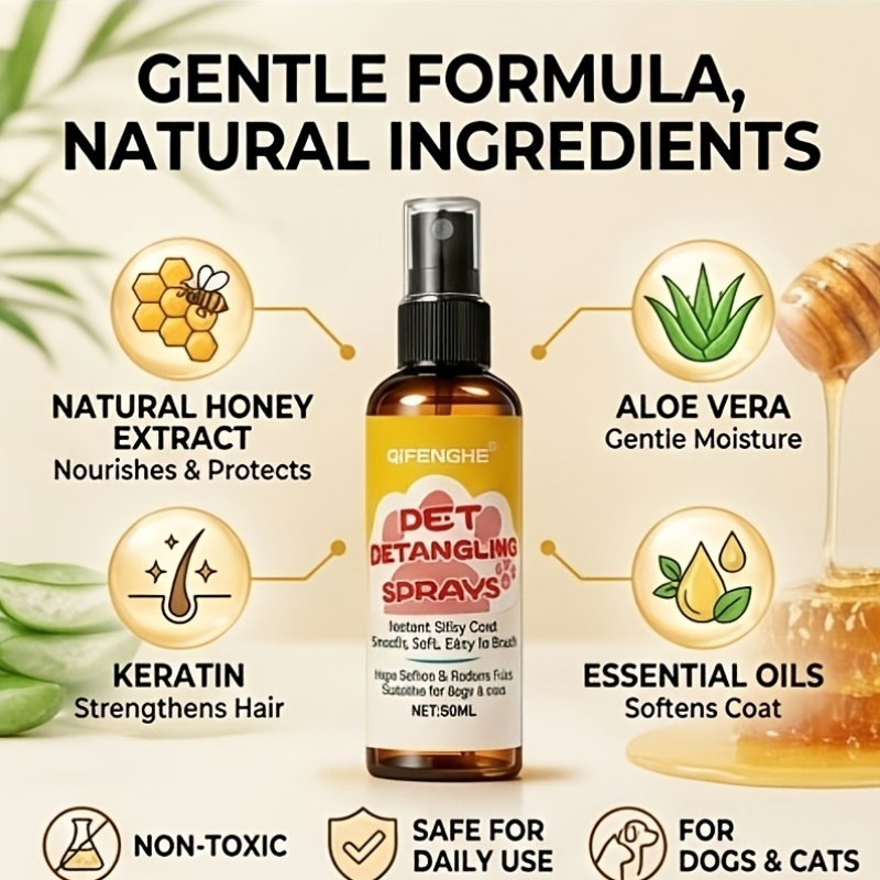 Pet Hair Care Spray And Detang - Hair Care Formulation 评论和价格