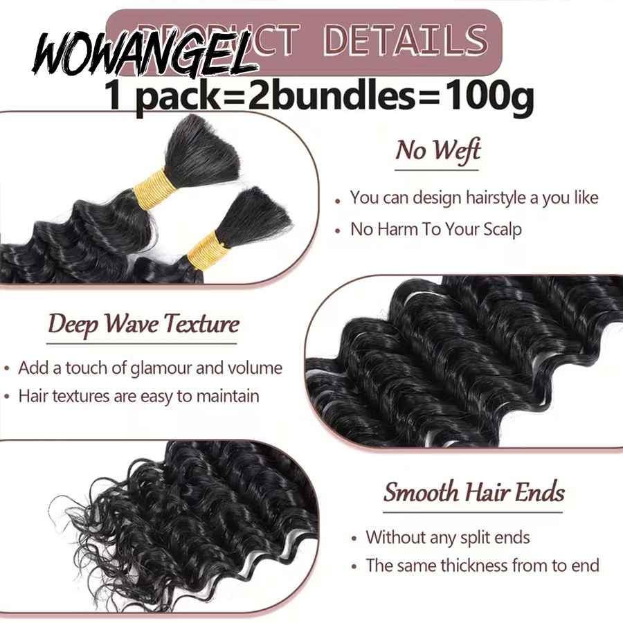Boho Braids Human Hair Bulk De - Hair Care Formulation 评论和价格