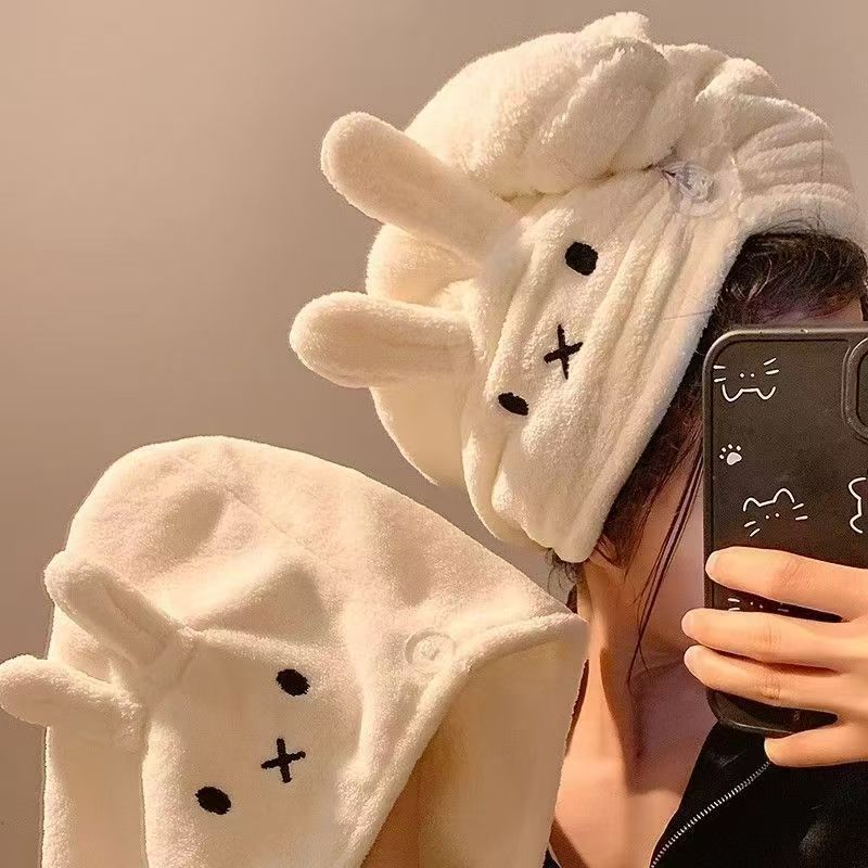 Cute Rabbit Ear Hat Miffy Dry  - Hair Care In Japan 评论和价格