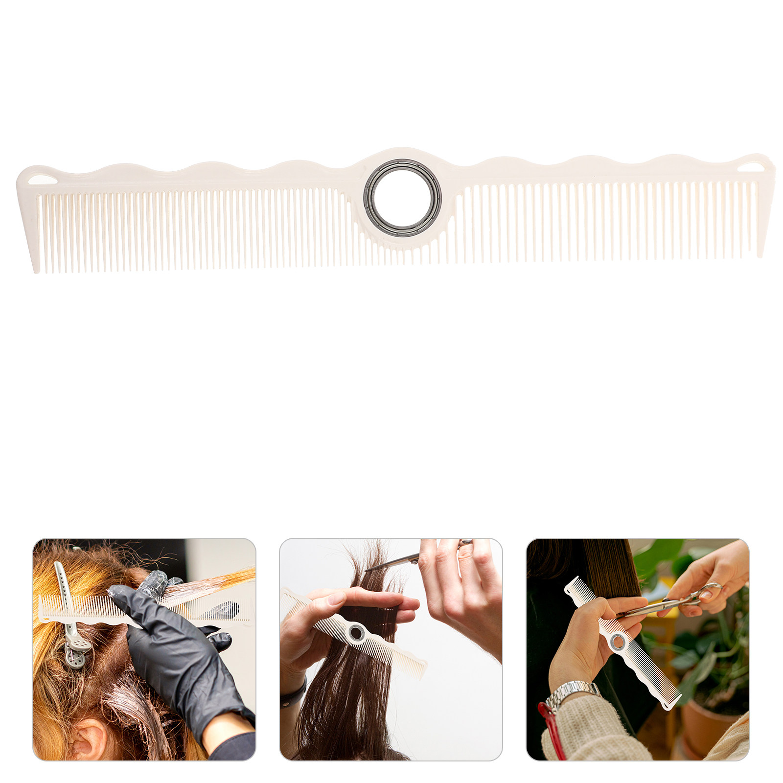 Rotatable Hair Comb for Barber - Detangling Wide Comb 评论和价格