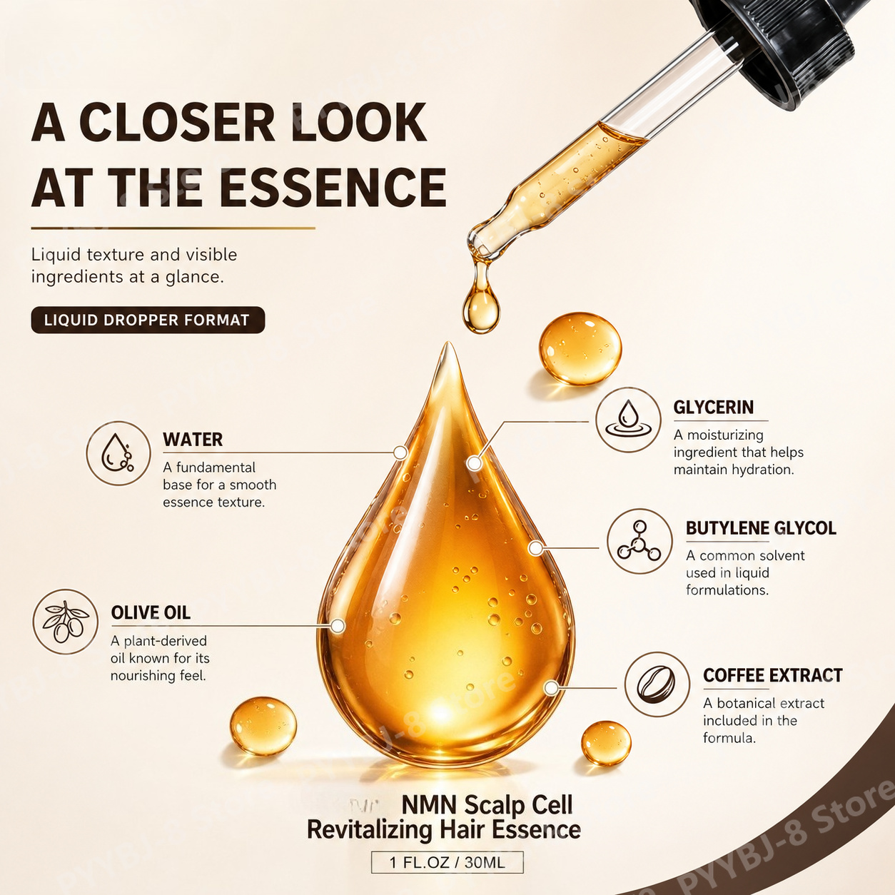 Scalp Nourishing Hair 30ML Dro - Hair Care Olive Oil 评论和价格