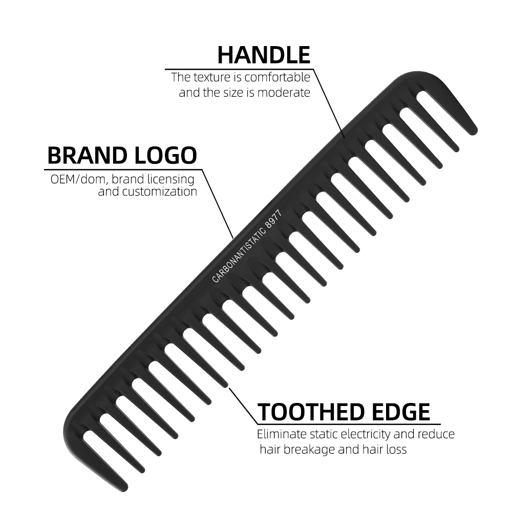 Wide Tooth Curl  Comb Detangli - Detangling Wide Comb 评论和价格